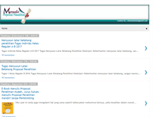 Tablet Screenshot of menulisproposalpenelitian.com
